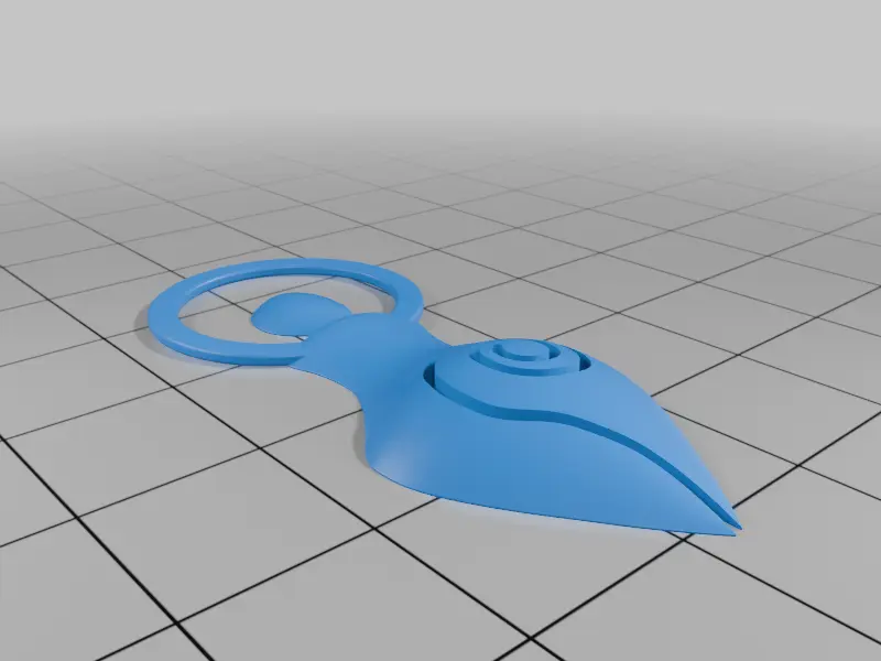 Spiral Goddess Pendant — modelo 3D