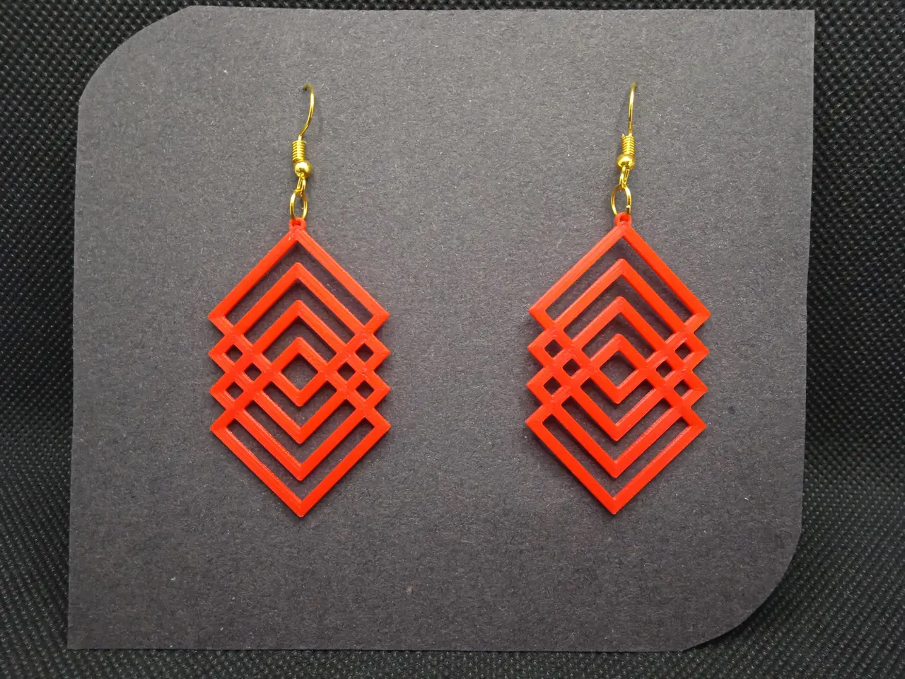 Pattern Earrings — modelo 3D