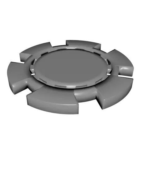 Dual Color Poker Chips — modelo 3D
