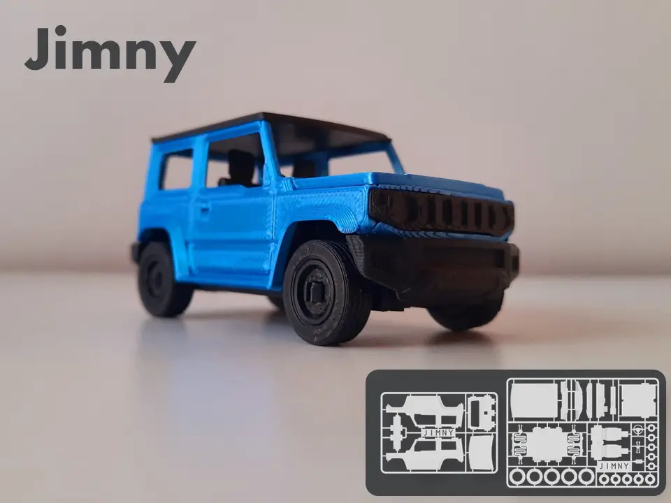Suzuki Jimny - kit card — modelo 3D
