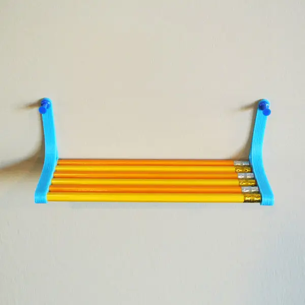 pencil shelf — modelo 3D