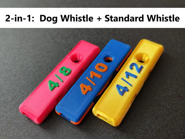 2-in-1 Dog Whistles — modelo 3D