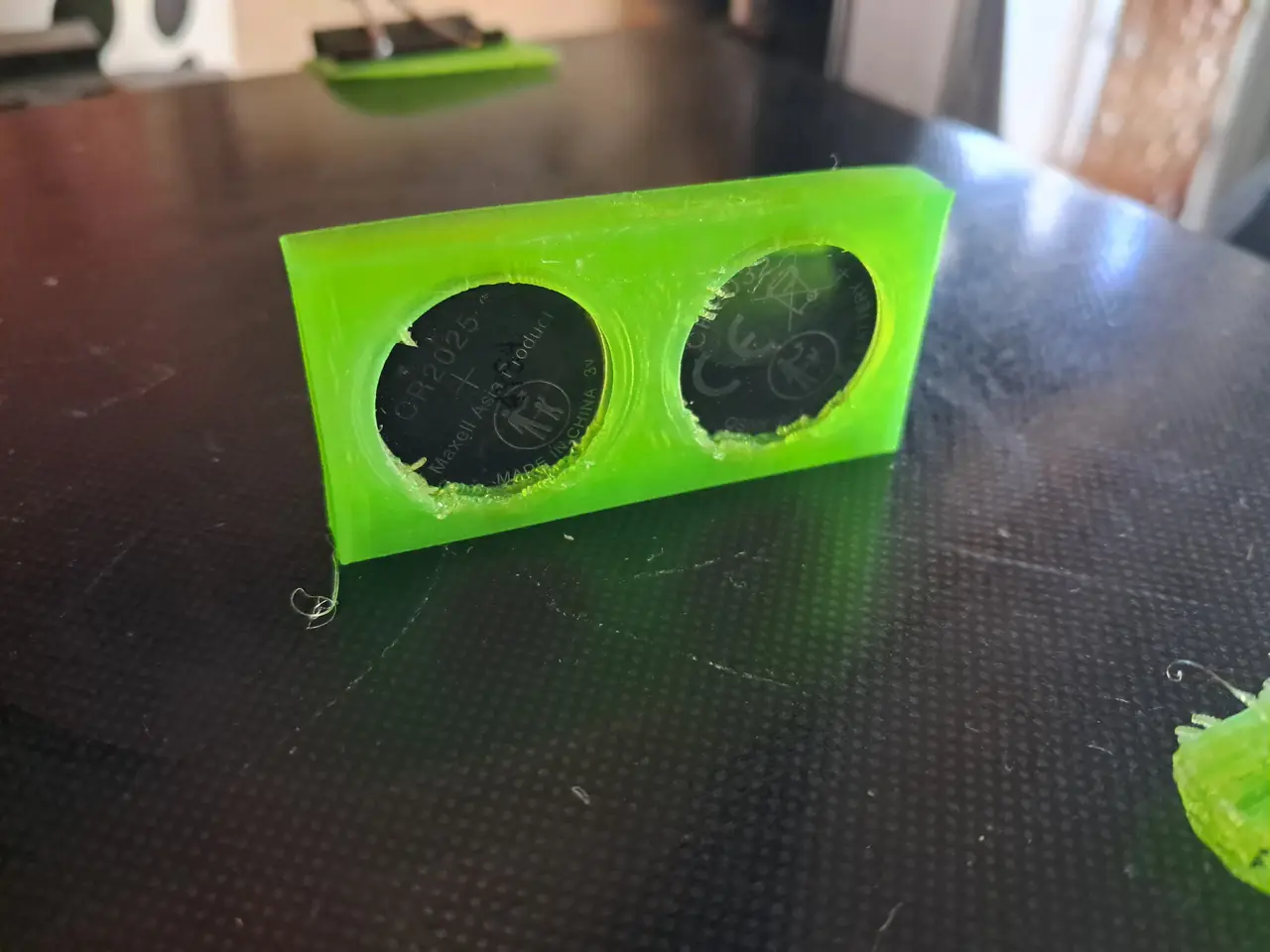 CR2032 TPU Travel Battery Holder — modelo 3D