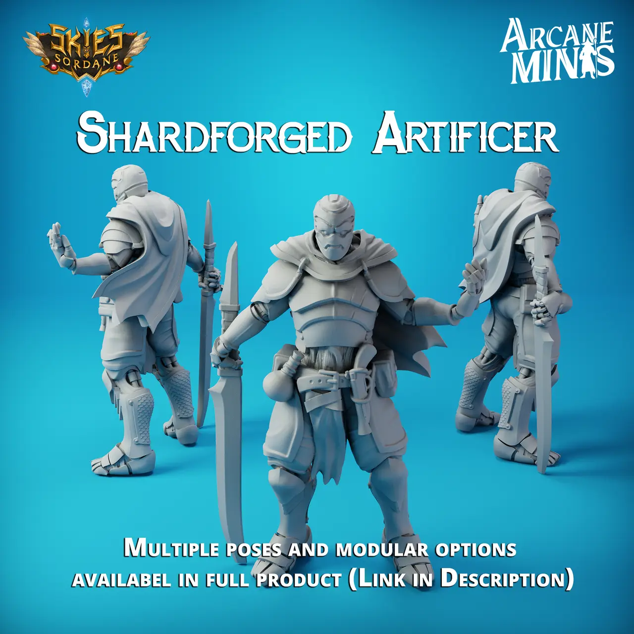 KICKSTARTER - Presupported Odarian Artificer — modelo 3D