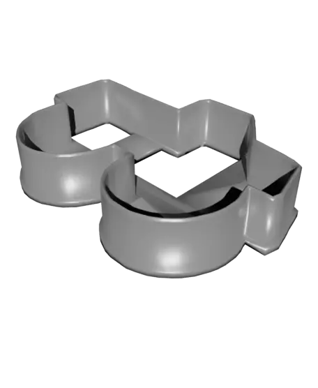 Pickup Truck Cookie Cutter Stamp Utensil — modelo 3D