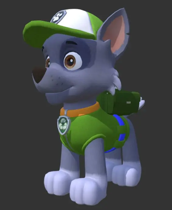 PAW Patrol Rocky — modelo 3D