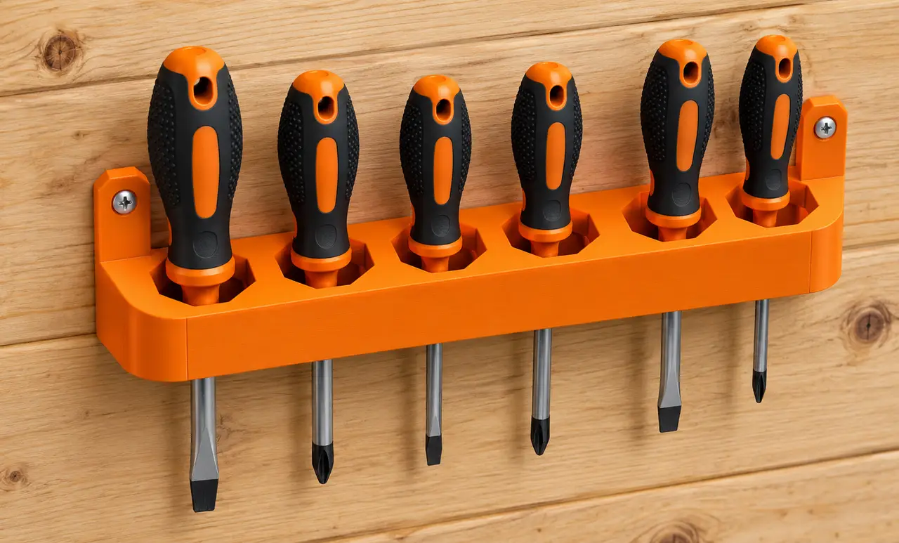 Basic screwdriver holder — modelo 3D