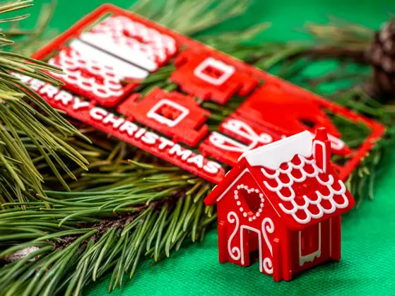 Gingerbread House Kit Card — modelo 3D