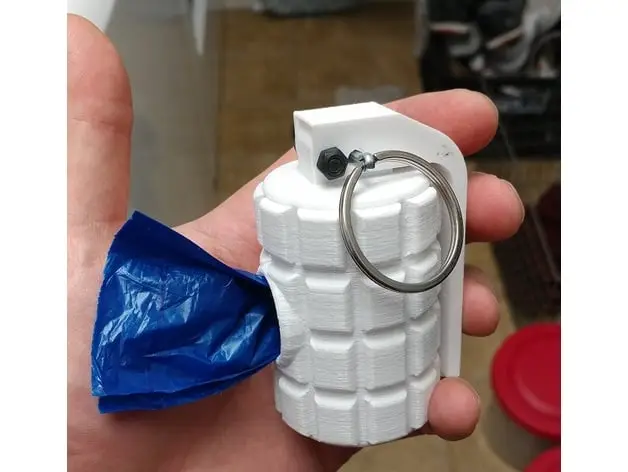 Dookie Bomb Dog Bag Holder — modelo 3D