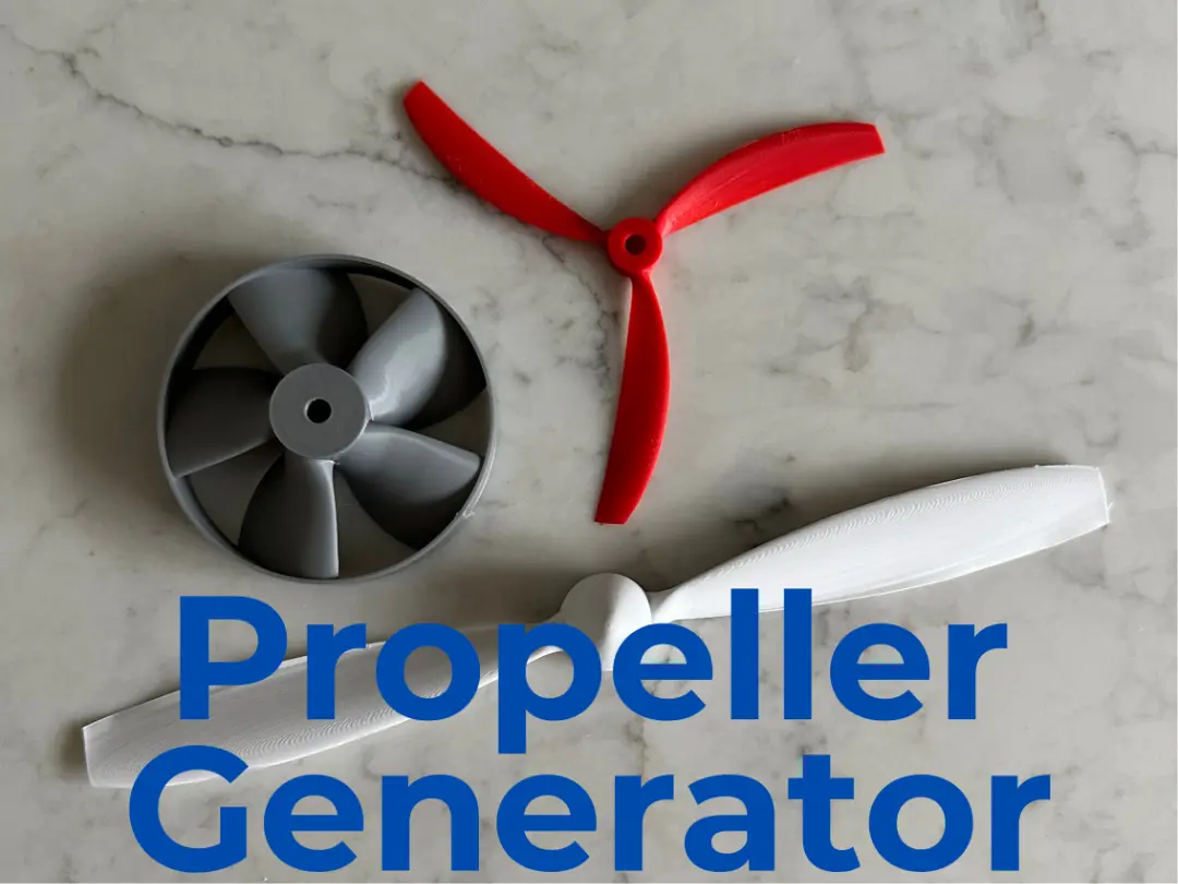 Customisable Propeller Generator — modelo 3D