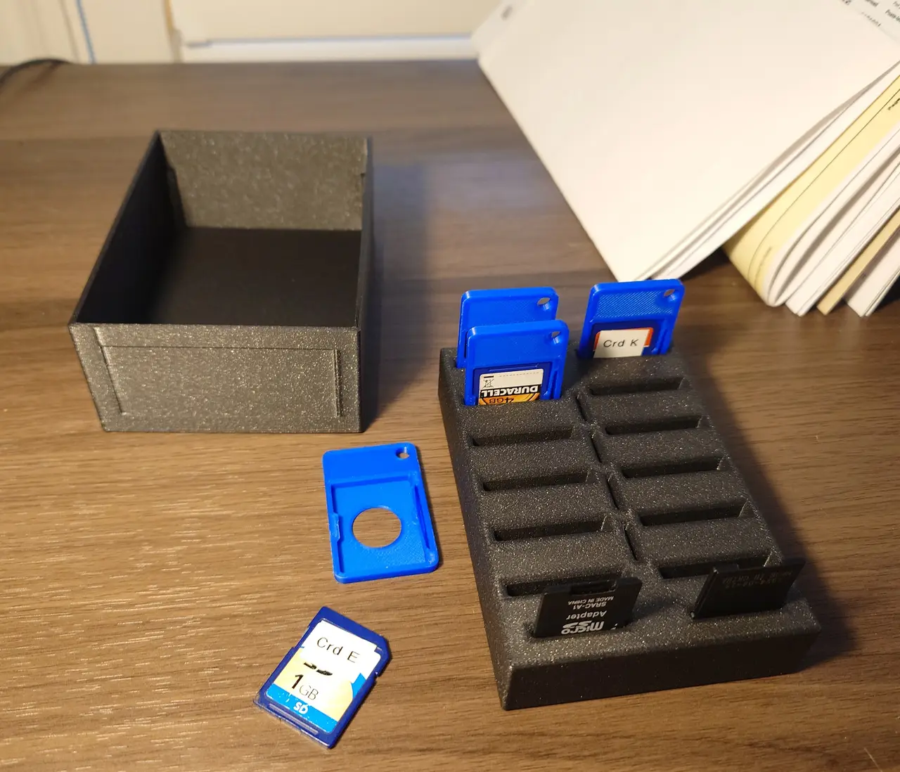 SD Holder Storage Box — modelo 3D