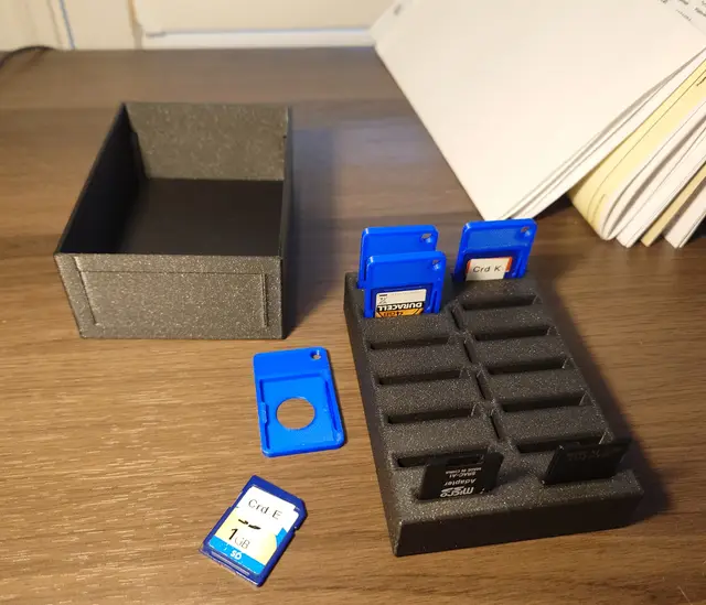 SD Holder Storage Box — modelo 3D