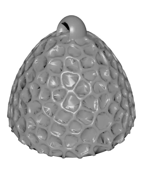 Voronoi Egg Keychain — modelo 3D