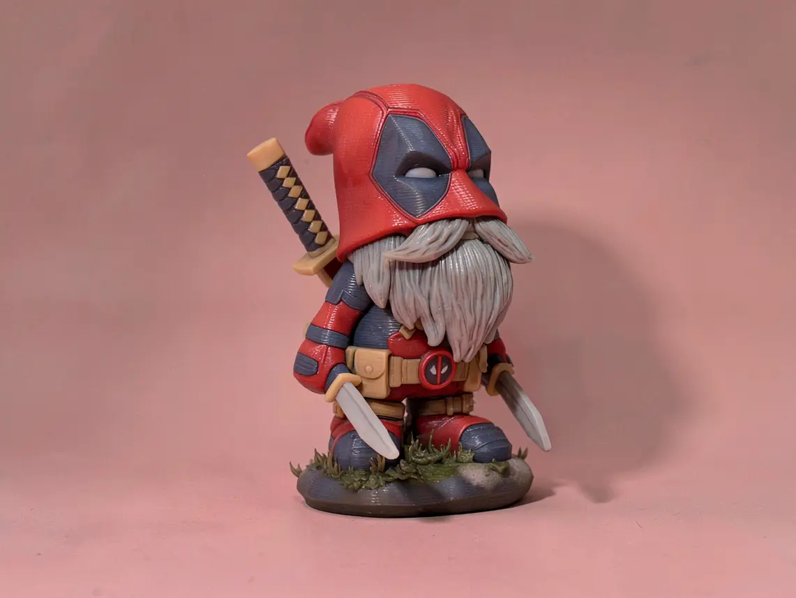Garden Gnome Deadpool — modelo 3D