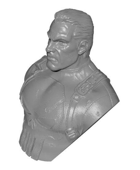 The Punisher Bust (Pre-Supported) — modelo 3D
