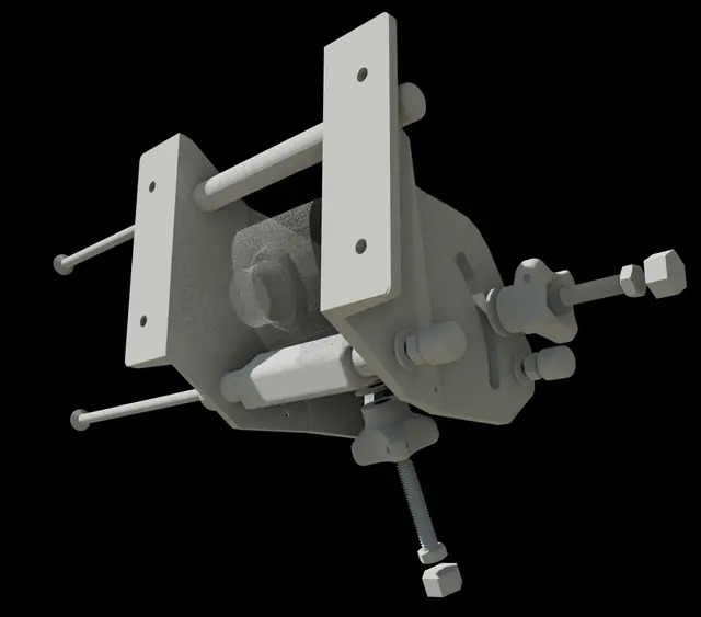 Adjustable ActionCam Wall Mount — modelo 3D