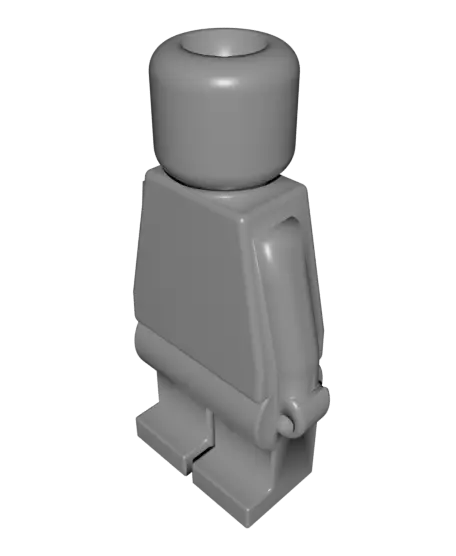 lego man pen holder — modelo 3D