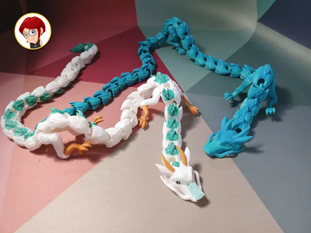 Dragon Haku 65cm long — modelo 3D