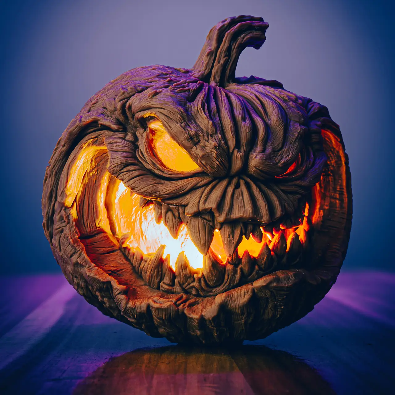 Halloween Monster Pumpkin — modelo 3D