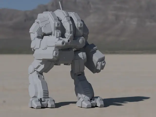 CTF-1X Cataphract for Battletech — modelo 3D