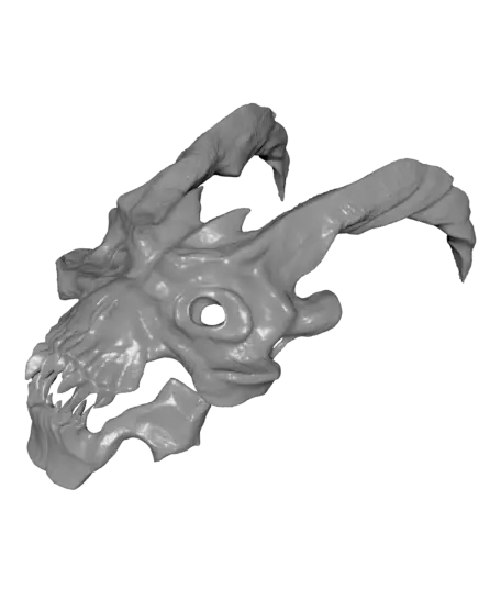 Demon mask.stl — modelo 3D