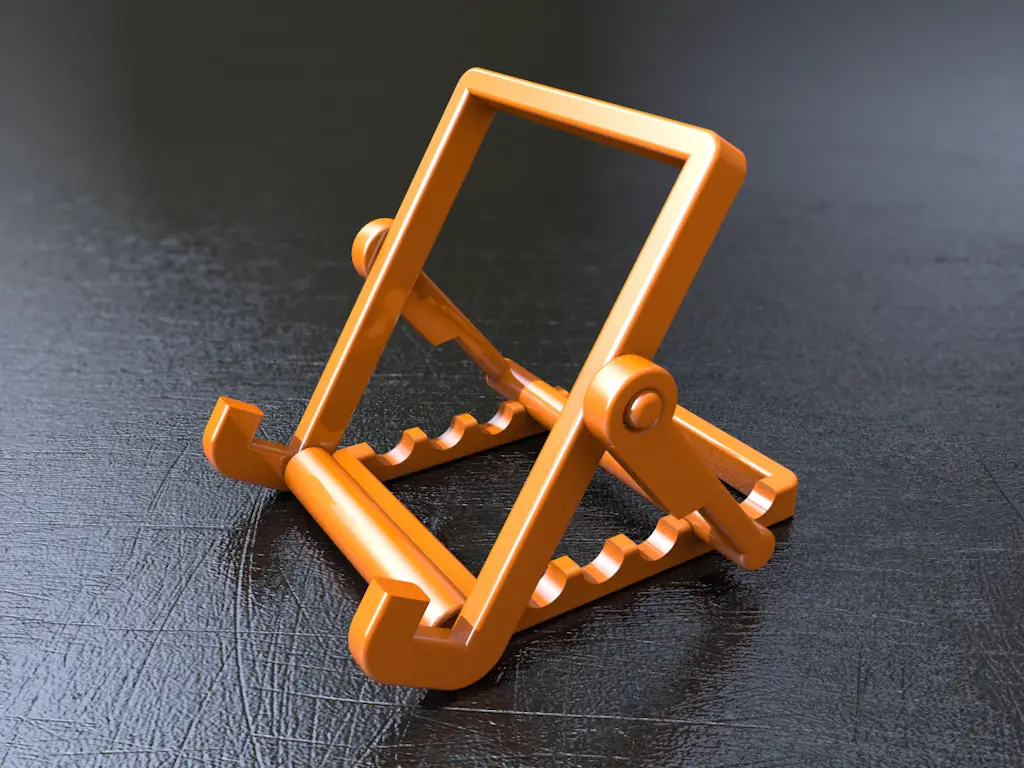 Foldable Tablet / Phone Stand - No Screws! — modelo 3D