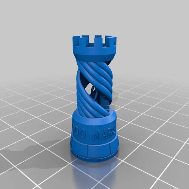 Elegoo Mars Test Rook — modelo 3D