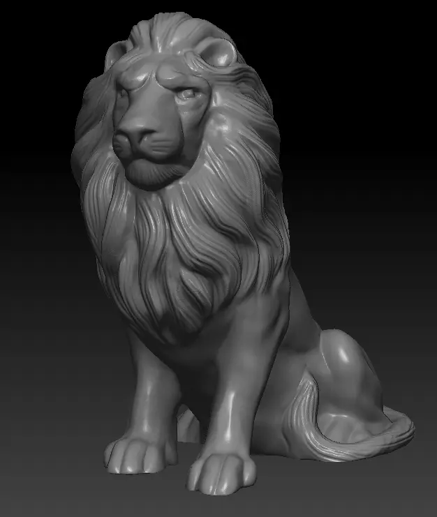 Lion — modelo 3D