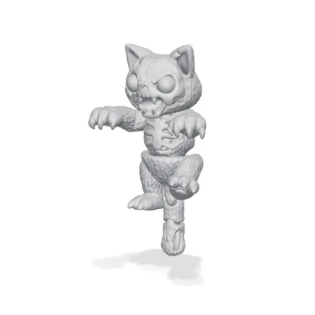 Articulated Zombie Cat | Halloween Season — modelo 3D