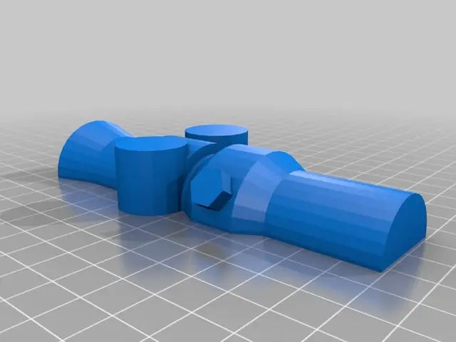 Imperial Scout Trooper Blaster — modelo 3D