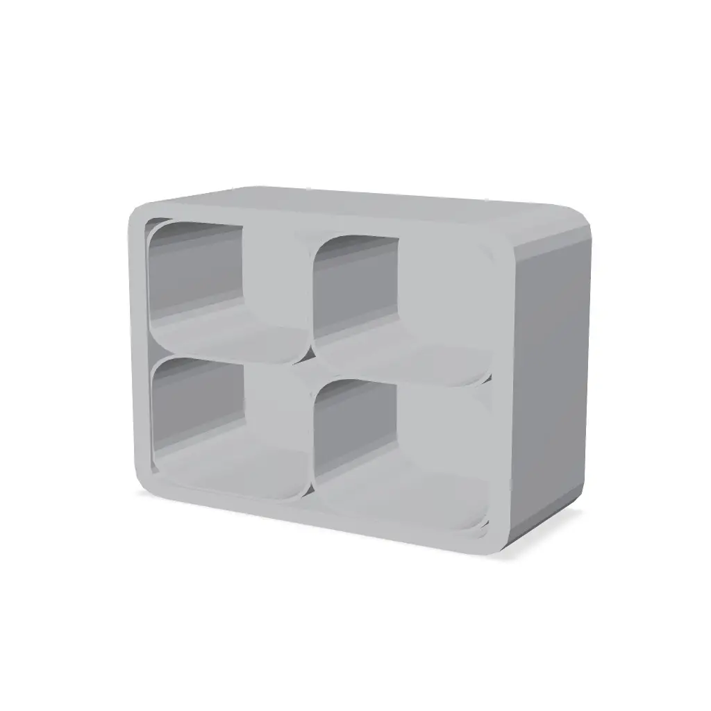 The Quad 9V Vault — modelo 3D
