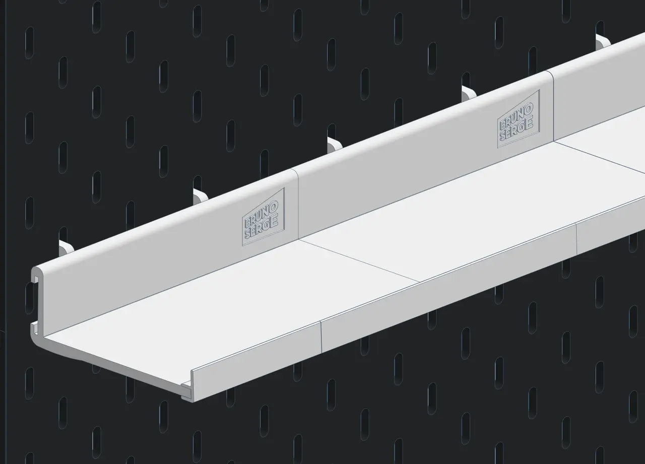 Modular Shelf System for IKEA Skadis — modelo 3D