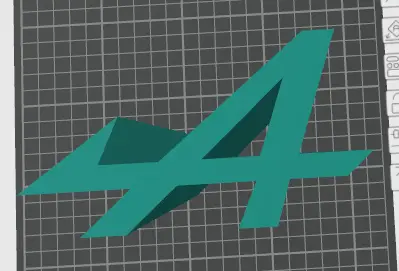 Logo alpine decoration — modelo 3D
