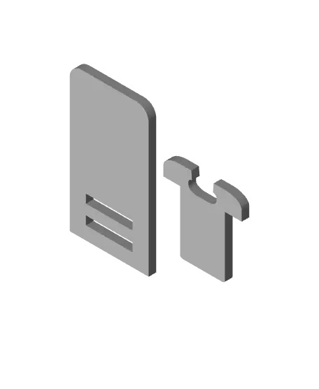 3D Printer Phone Stand Design | STL Digital File | Customizable Phone Holder — modelo 3D