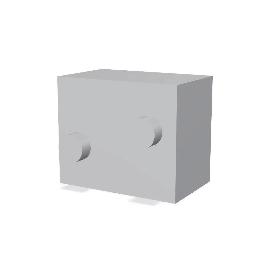 square Lego figure holder — modelo 3D