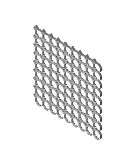 9x9 MU - Center Grid Interfitted - MultiBoard Octagon Plate — modelo 3D