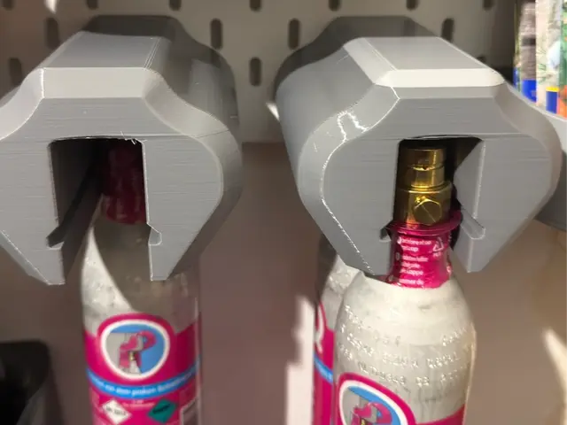 Soda Stream Quick Verschluss Halter für Kadis — modelo 3D
