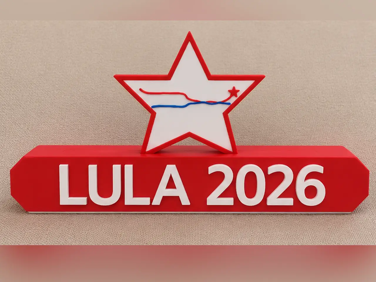 Troféu da Vitória – LULA 2026 — modelo 3D