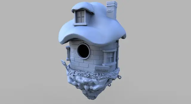 Dwarf Birdhouse — modelo 3D