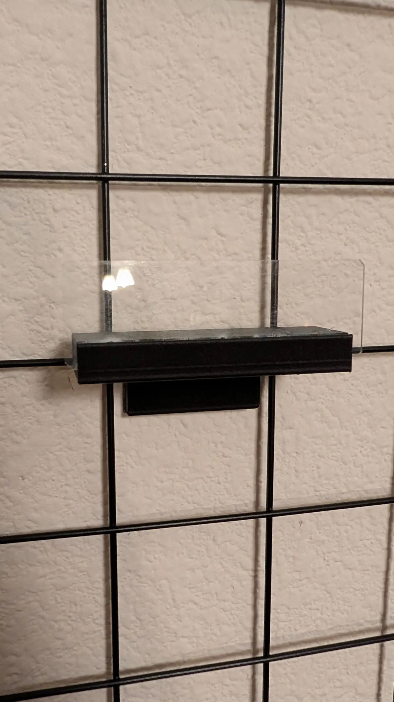Wire Grid Shelf with Slot for Glass Slide — modelo 3D