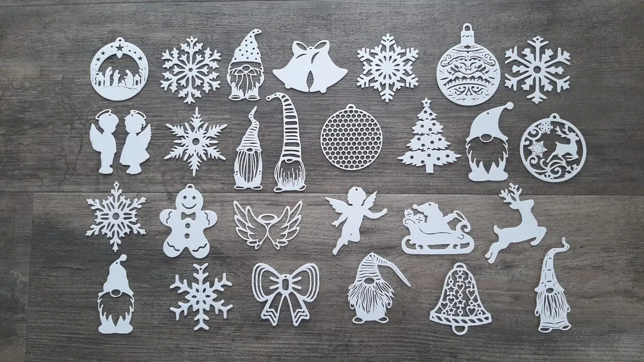 Christmas Tags/ Christmas Ornaments — modelo 3D