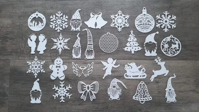 Christmas Tags/ Christmas Ornaments — modelo 3D