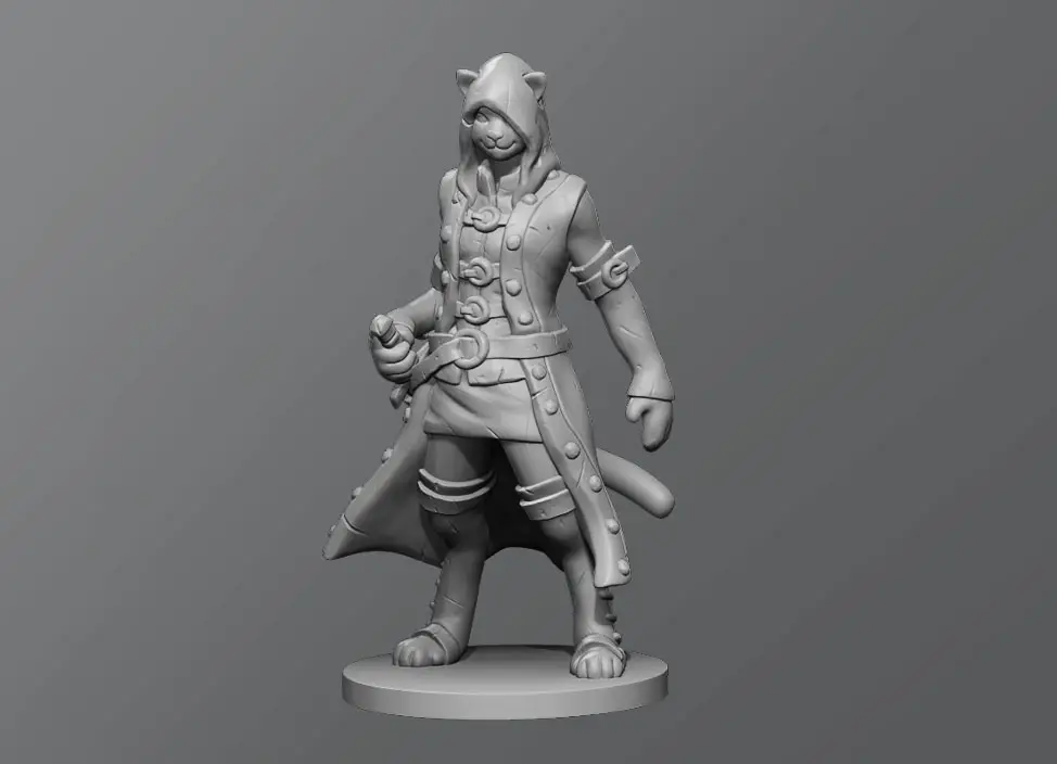 Cat Rogue — modelo 3D