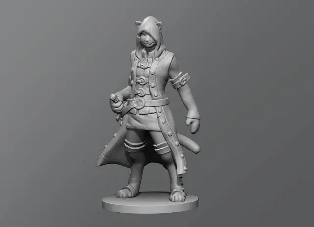 Cat Rogue — modelo 3D