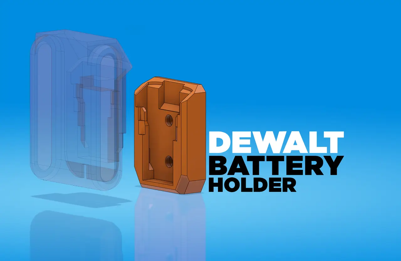 DeWalt Battery Holder — modelo 3D