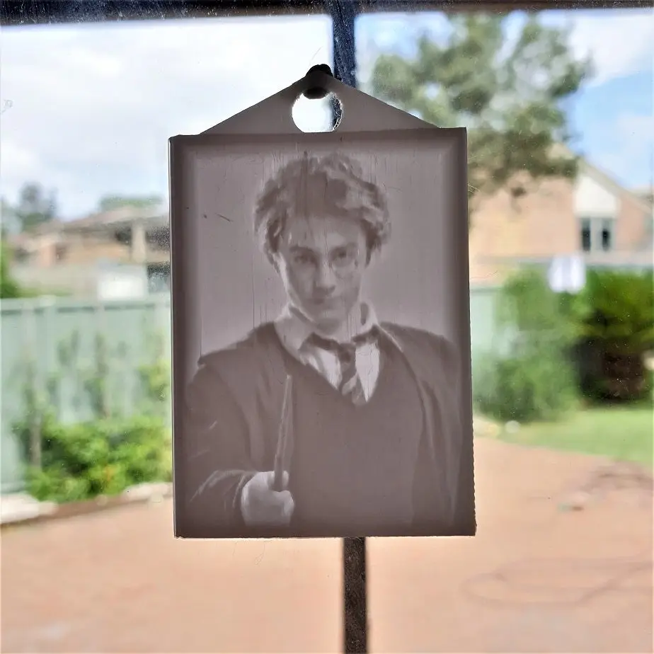 Harry Potter Lithophane Keychain — modelo 3D