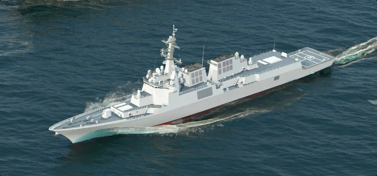Korean Jeongjo the Great-class destroyer — modelo 3D