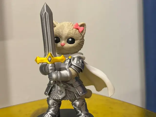 Knight cat — modelo 3D