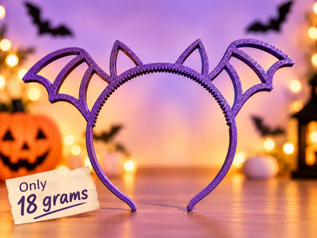 Fledermaus-Haarreif – perfekt für Halloween! — modelo 3D