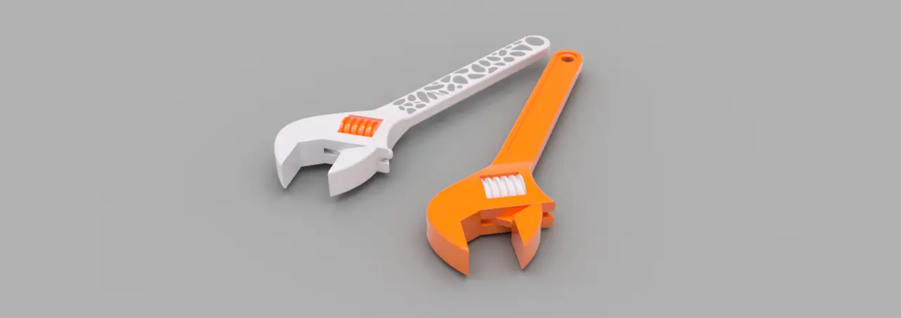Crescent Wrench Pair — modelo 3D